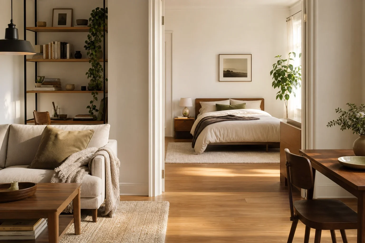 Illustration of How is furnishing a studio different from furnishing a one-bedroom?