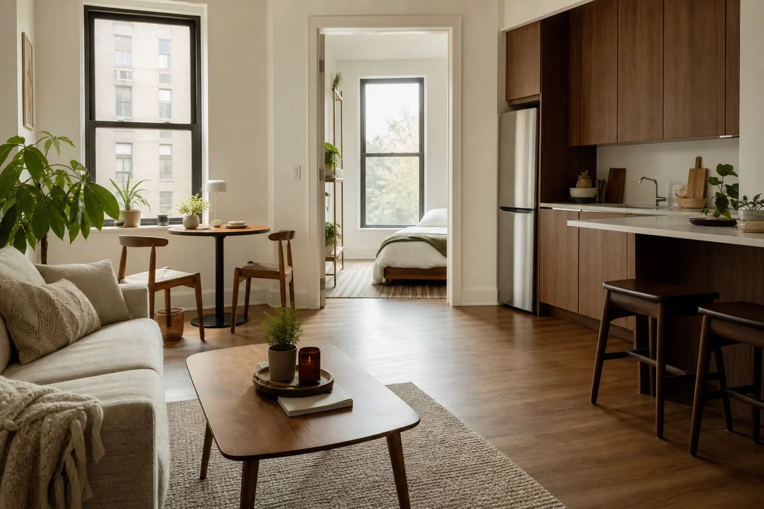 Editorial illustration for How Much Does It Cost to Furnish a First Apartment, Room by Room?