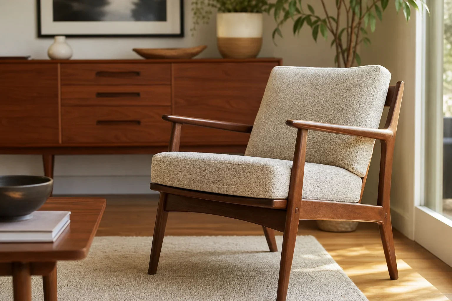 How to tell if mid century modern furniture is real: the five-test checklist Illustration of How to tell if mid century modern furniture is real: the five-test checklist