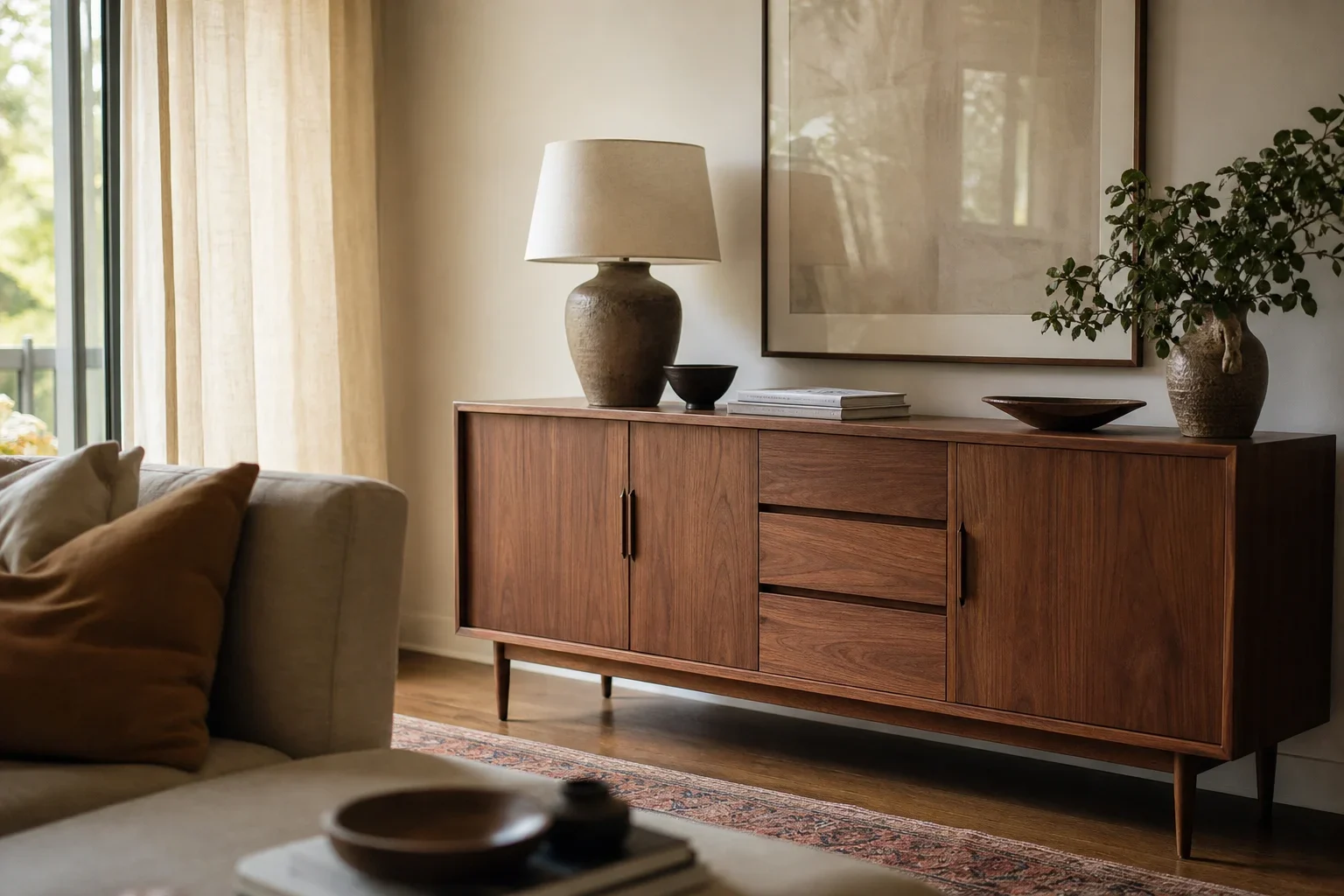 Why credenzas are harder to judge than chairs or tables Illustration of Why credenzas are harder to judge than chairs or tables