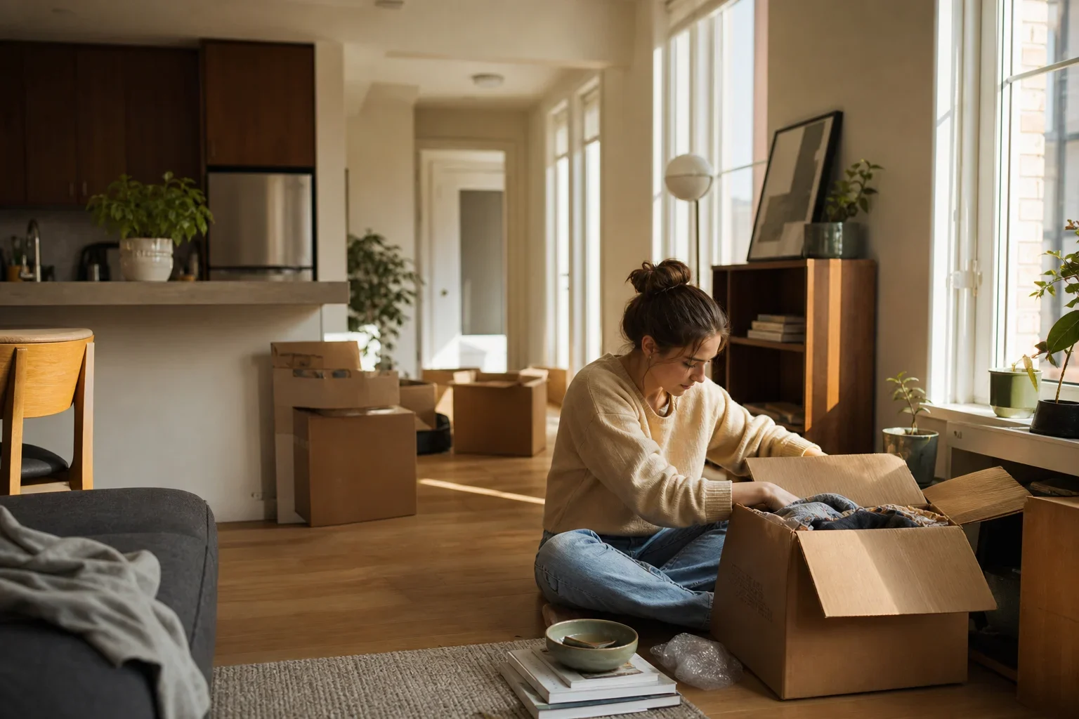 Illustration of What's different about a dorm-to-apartment move