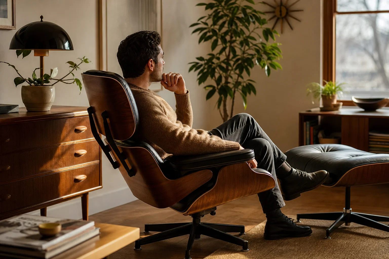 Illustration of Eames Lounge Chair Reproduction vs Original: The Three-Tier Filter