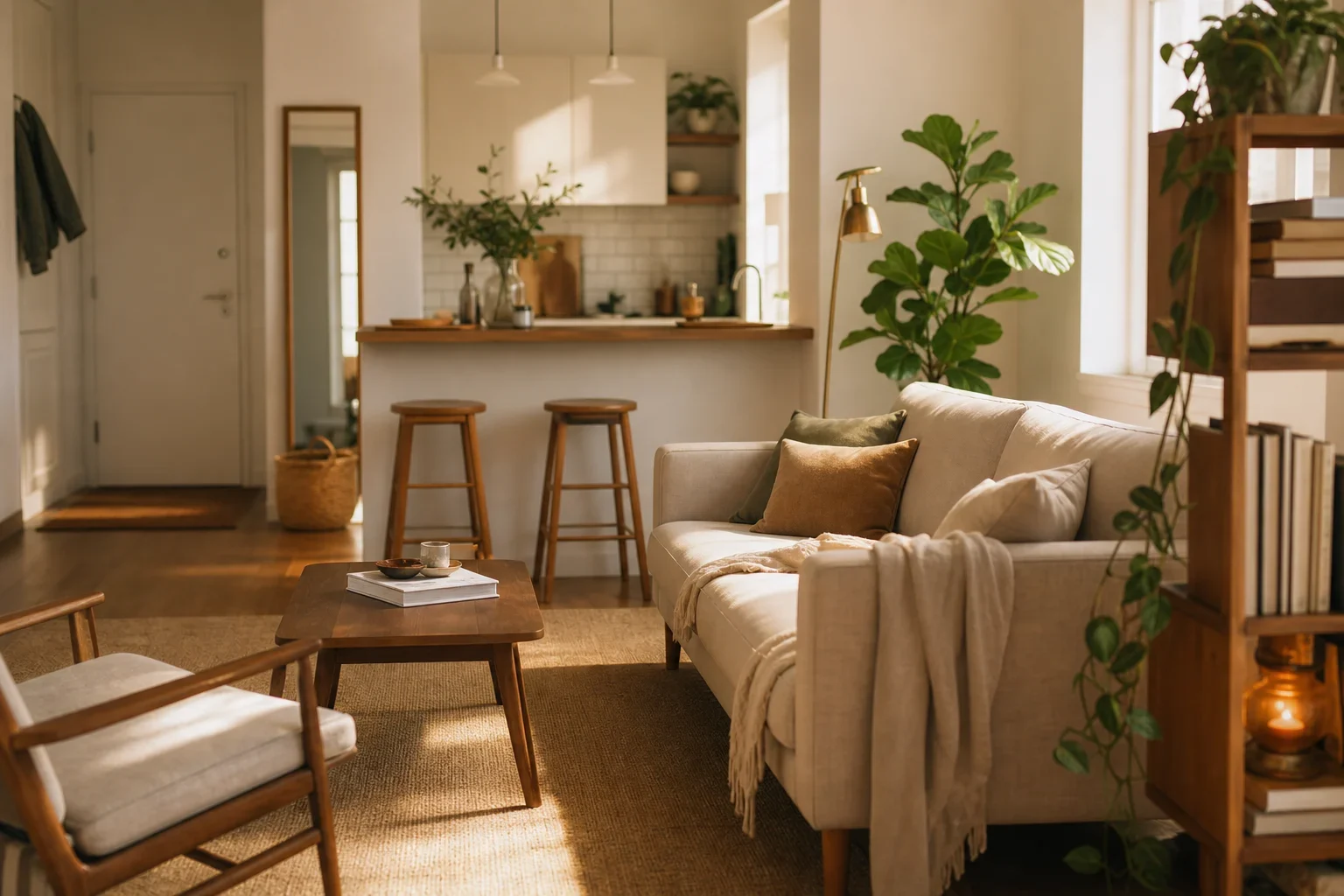 Editorial illustration for Finally Finish Furnishing Your First Apartment: A New Year Style Reset
