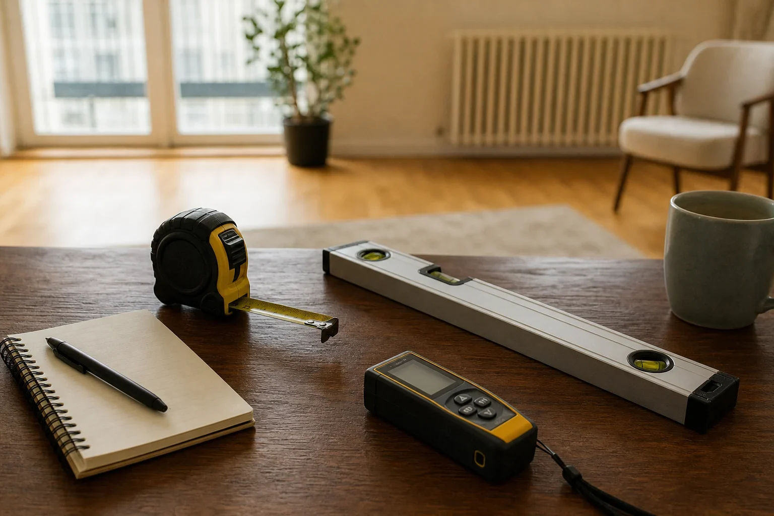 What tools do I need to measure an apartment before buying furniture? Illustration of What tools do I need to measure an apartment before buying furniture?